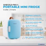 Subcold Pro Mini Fridge - 4L