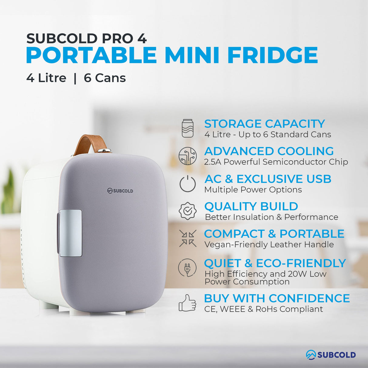 Subcold Pro Mini Fridge - 4L