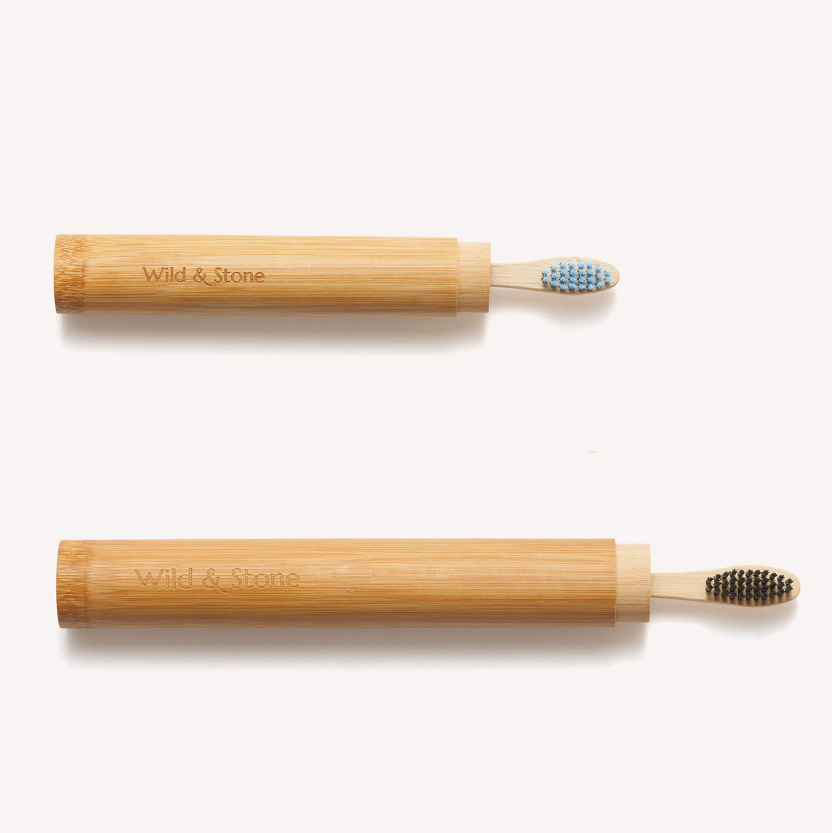 Wild & Stone Bamboo Toothbrush Travel Holder for Kids