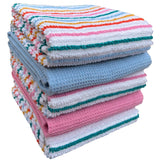 5 Pack Super Absorbent Cotton Kitchen Tea Towels by OLIVIA ROCCO - 45cm x 65cm