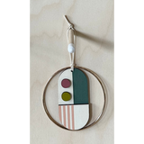 Eclectic Mini Mid‑Century Wall Art | Wooden Wall Decoration