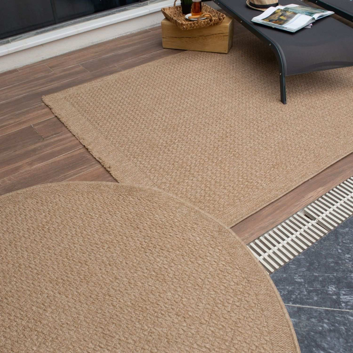 Nature Outdoor Rug Neutral 5000N by The Rugs