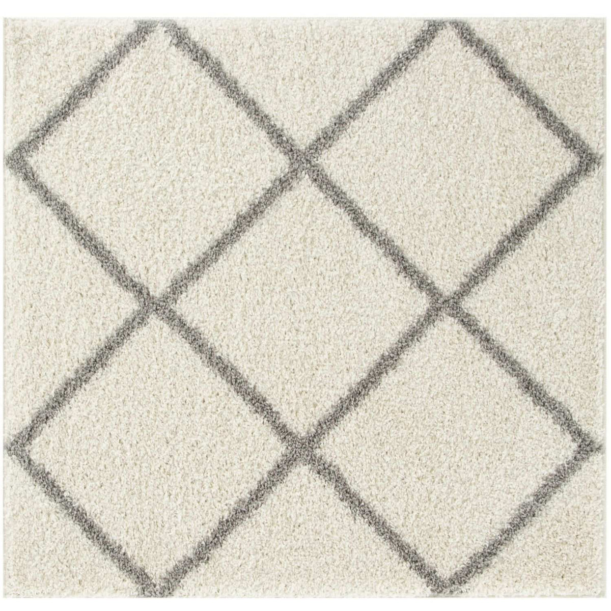 Moroccan Ivory Shaggy Rug 500 | The Rugs