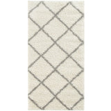 Moroccan Ivory Shaggy Rug 500 | The Rugs