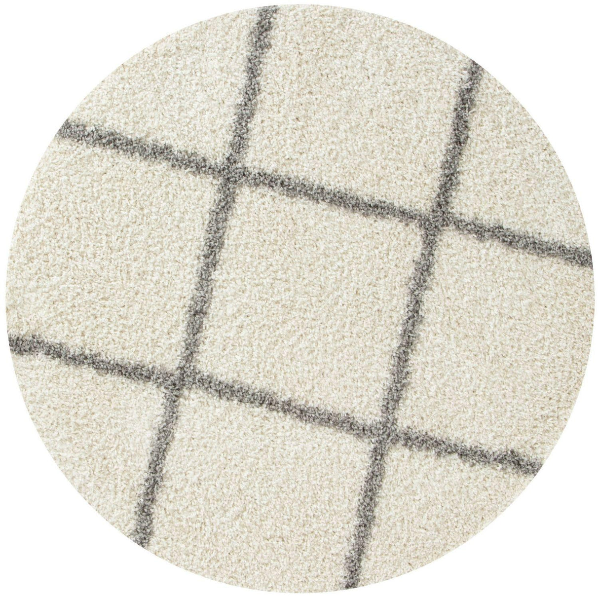Moroccan Ivory Shaggy Rug 500 | The Rugs
