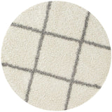 Moroccan Ivory Shaggy Rug 500 | The Rugs