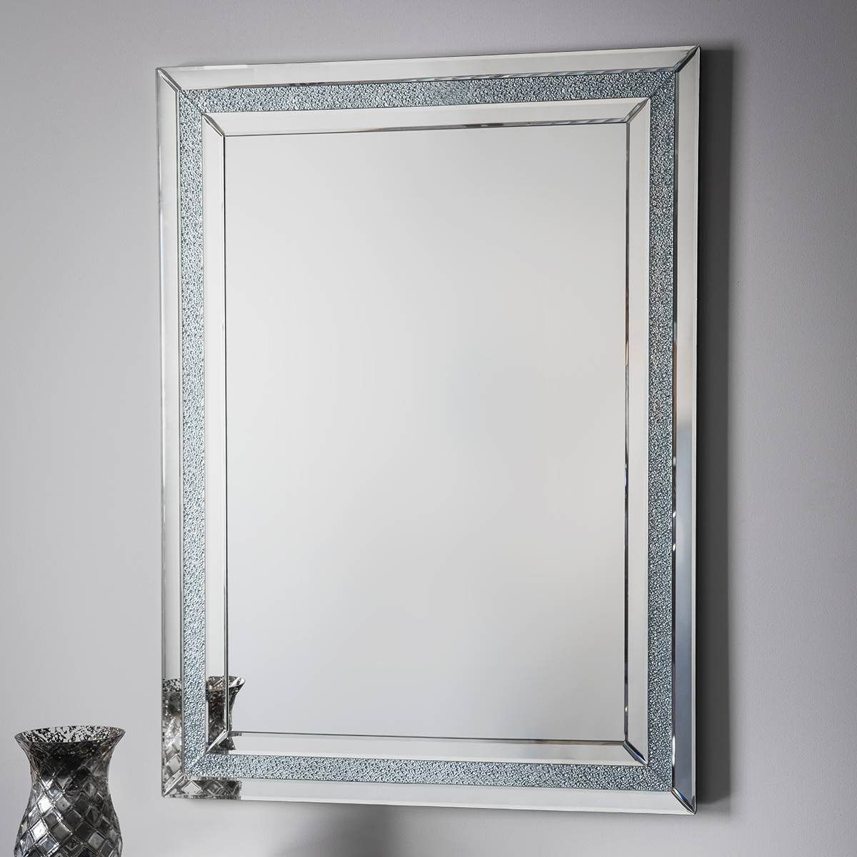 Pagazzi Wynton 38x28cm Silver Wall Mirror