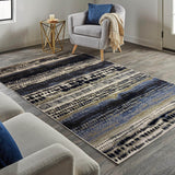 Batik Multicolour Abstract Rug by The Rugs