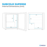 Subcold Super50 LED Beer Fridge | 50L