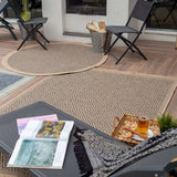 Nature Outdoor Weather‑Resistant Patio & Garden Rug Blue | The Rugs