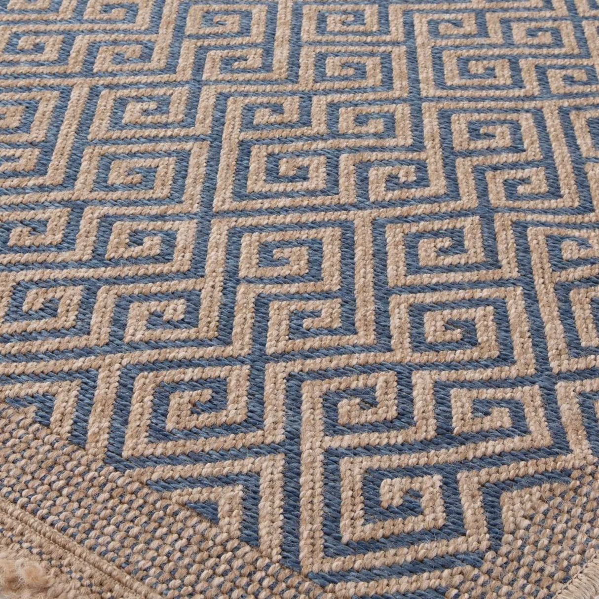 Nature Outdoor Weather‑Resistant Patio & Garden Rug Blue | The Rugs