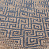 Nature Outdoor Weather‑Resistant Patio & Garden Rug Blue | The Rugs