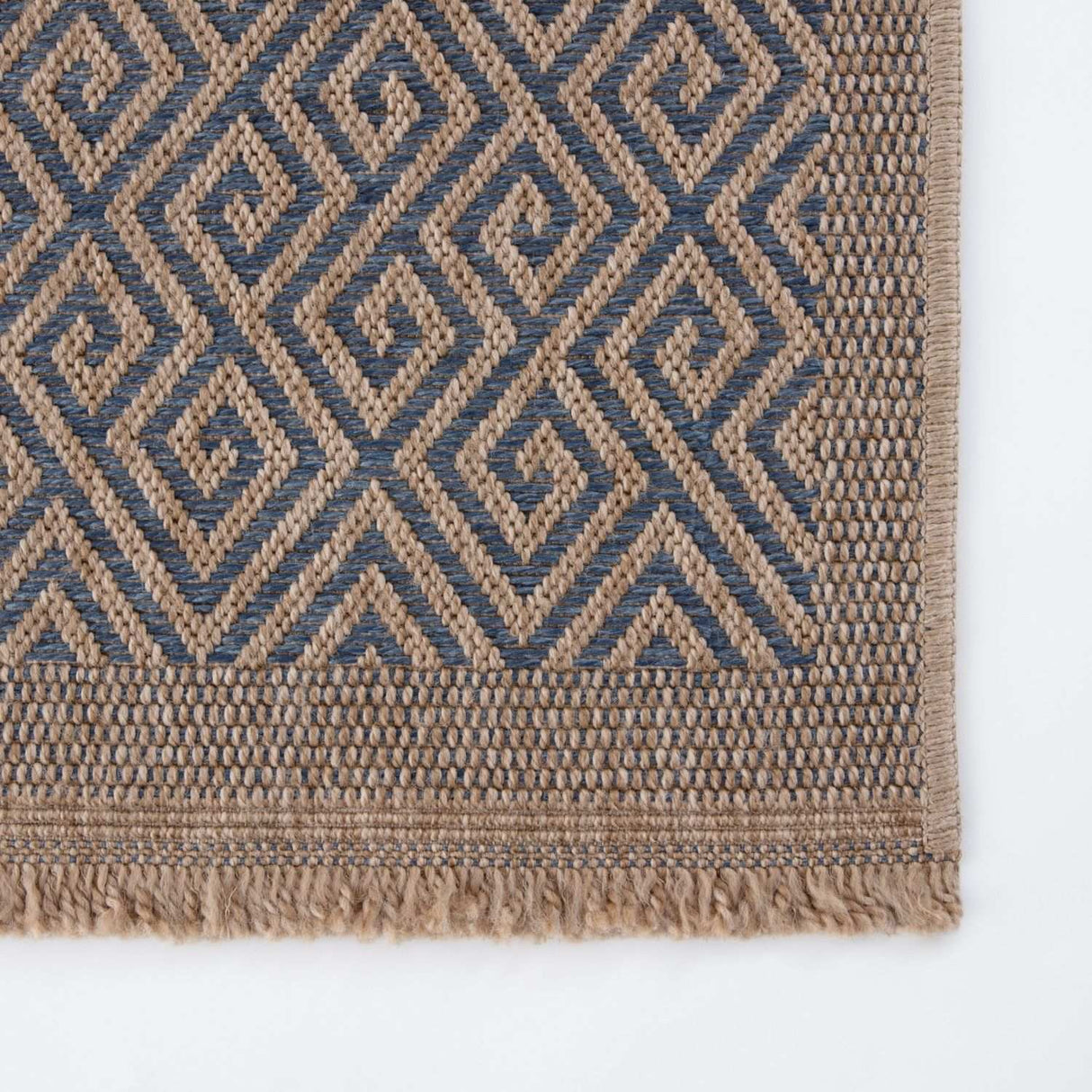 Nature Outdoor Weather‑Resistant Patio & Garden Rug Blue | The Rugs