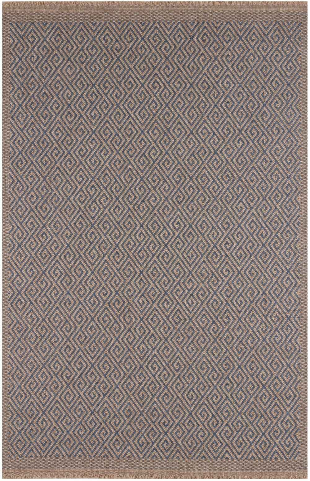 Nature Outdoor Weather‑Resistant Patio & Garden Rug Blue | The Rugs