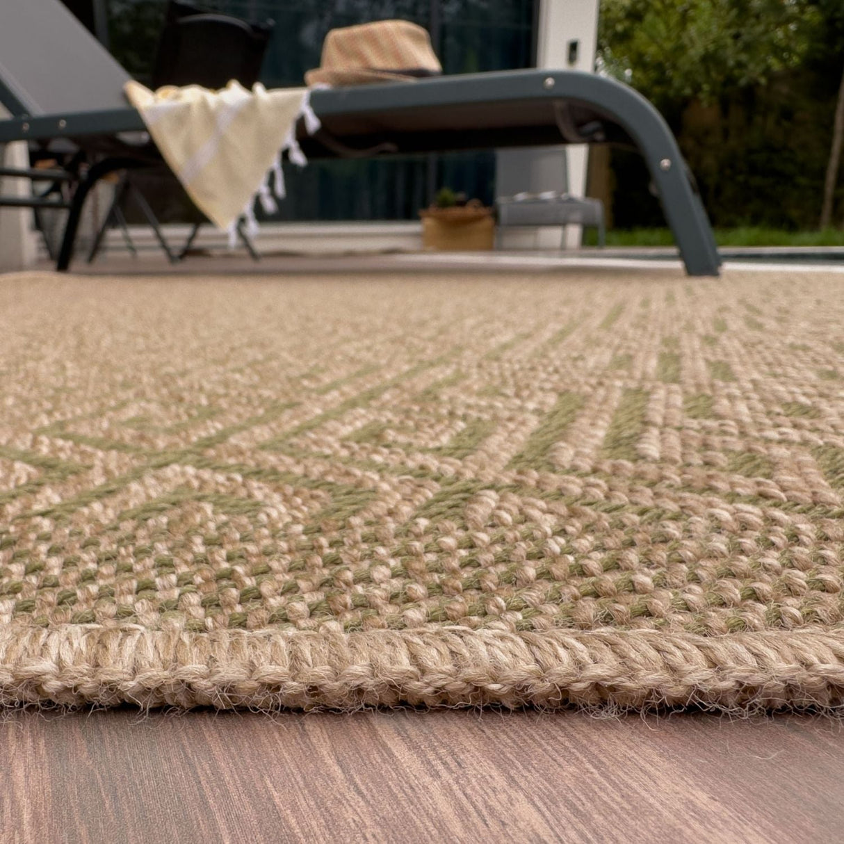 The Rugs Nature Outdoor Rug Green | 5100G