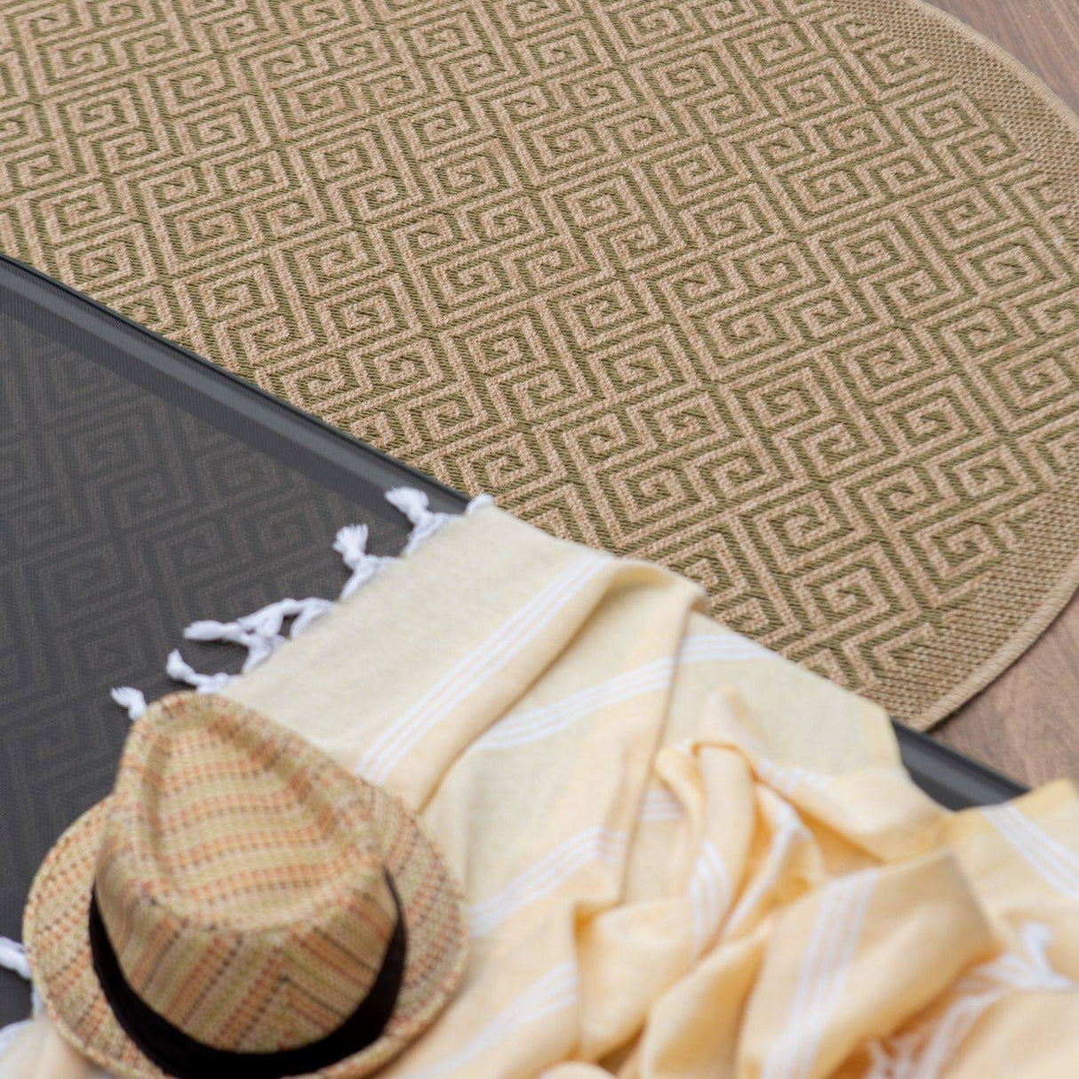 The Rugs Nature Outdoor Rug Green | 5100G