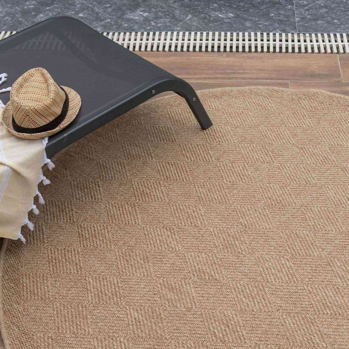 Nature Outdoor Rug Neutral 5100N by The Rugs