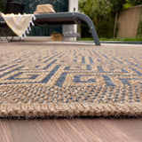 Nature Outdoor Weather‑Resistant Patio & Garden Rug Blue | The Rugs