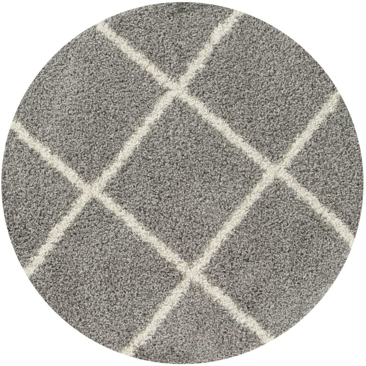 Moroccan Grey Shaggy Rug | 510