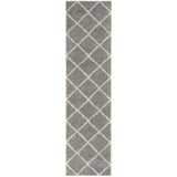 Moroccan Grey Shaggy Rug | 510