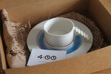 4AM Studio Castle Coffee Set Blue Glass Moat