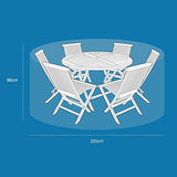 Etree Standard Large Round Patio Set Cover, Reversible Green & Black