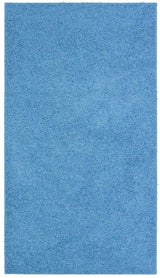 Fiji Sky Blue Washable Solid Shaggy Rug