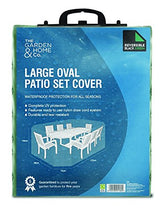 Etree Standard Large Oval Patio Set Cover Green