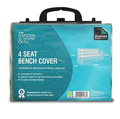 Etree Standard 4 Seat Large Bench Cover Reversible Green Black