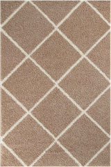 Moroccan Beige Shaggy Rug | 520