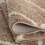 Moroccan Beige Shaggy Rug | 520