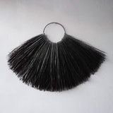 HatiNest Large Seagrass Fan Wall Decor - Black