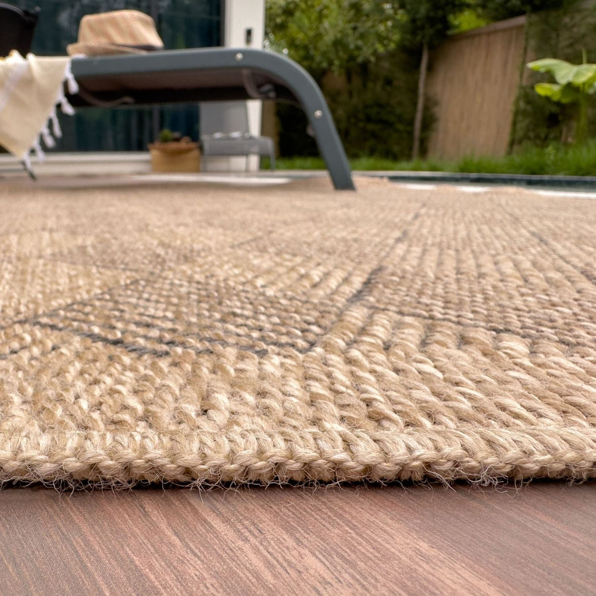 Nature Outdoor Rug Dark Grey 5300DG | The Rugs