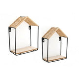 Blush & Bale Set of 2 Wall Shelves