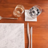 Rinkit Square Marble Coasters - Pack of 6