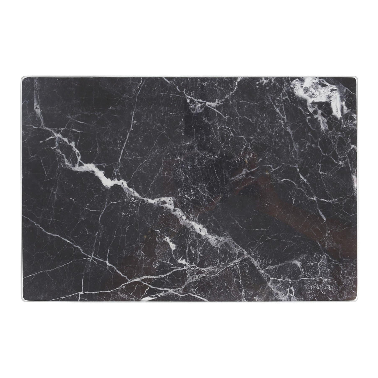 Rinkit Rectangle Glass Chopping Board Marble - 50cm x 40cm