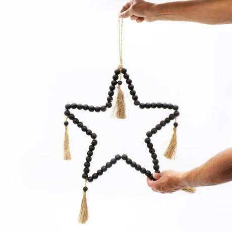 HatiNest Large Bead Star Mobile - 58x38cm