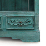 HatiNest Albasia Bathroom Cabinet Turquoise Wash