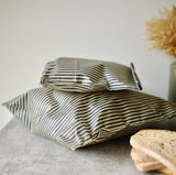 Lou-bees Navy Striped Bread Bag