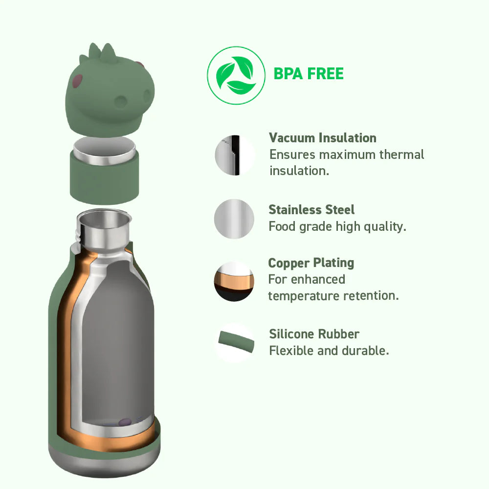 Asobu Dinosaur Bestie Bottle, 460ml