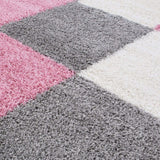 The Rugs Myshaggy Geometric Pink Rug