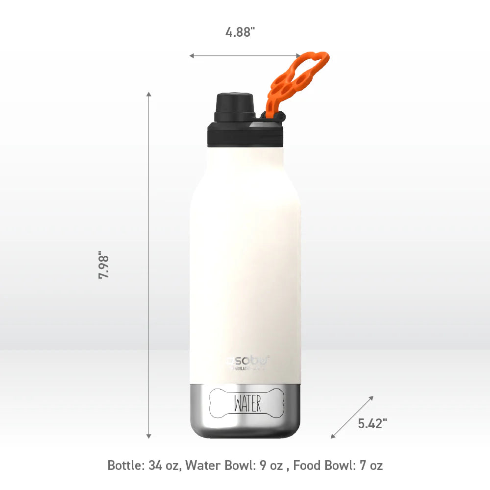 Asobu Buddy Bottle, 1005ml, White
