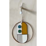Small Geometric Wall Hanging | Mini Wooden Decoration