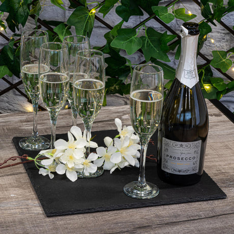 Rinkit Square Slate Placemats Pack of Six - 33cm