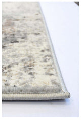 The Rugs Abstract Vintage Cream & Grey Rug D176A