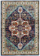 Granada Multicolour Vintage Rug Emerald by The Rugs