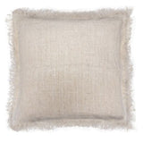 HatiNest Linen Handmade Cushion Cover 45x45cm with Fringe