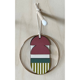 Eclectic Mini Mid‑Century Wall Art | Wooden Wall Decoration