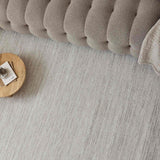 Carmel Cream-Beige Striped Rug 6010 by The Rugs