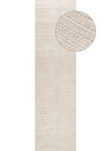 Carmel Cream-Beige Striped Rug 6010 by The Rugs